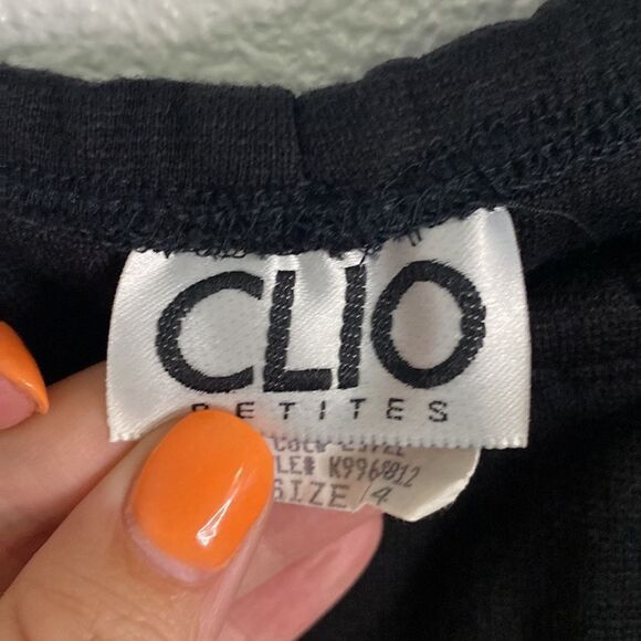 Clio Pieties- black classic skirt- 14P - Picture 5 of 6